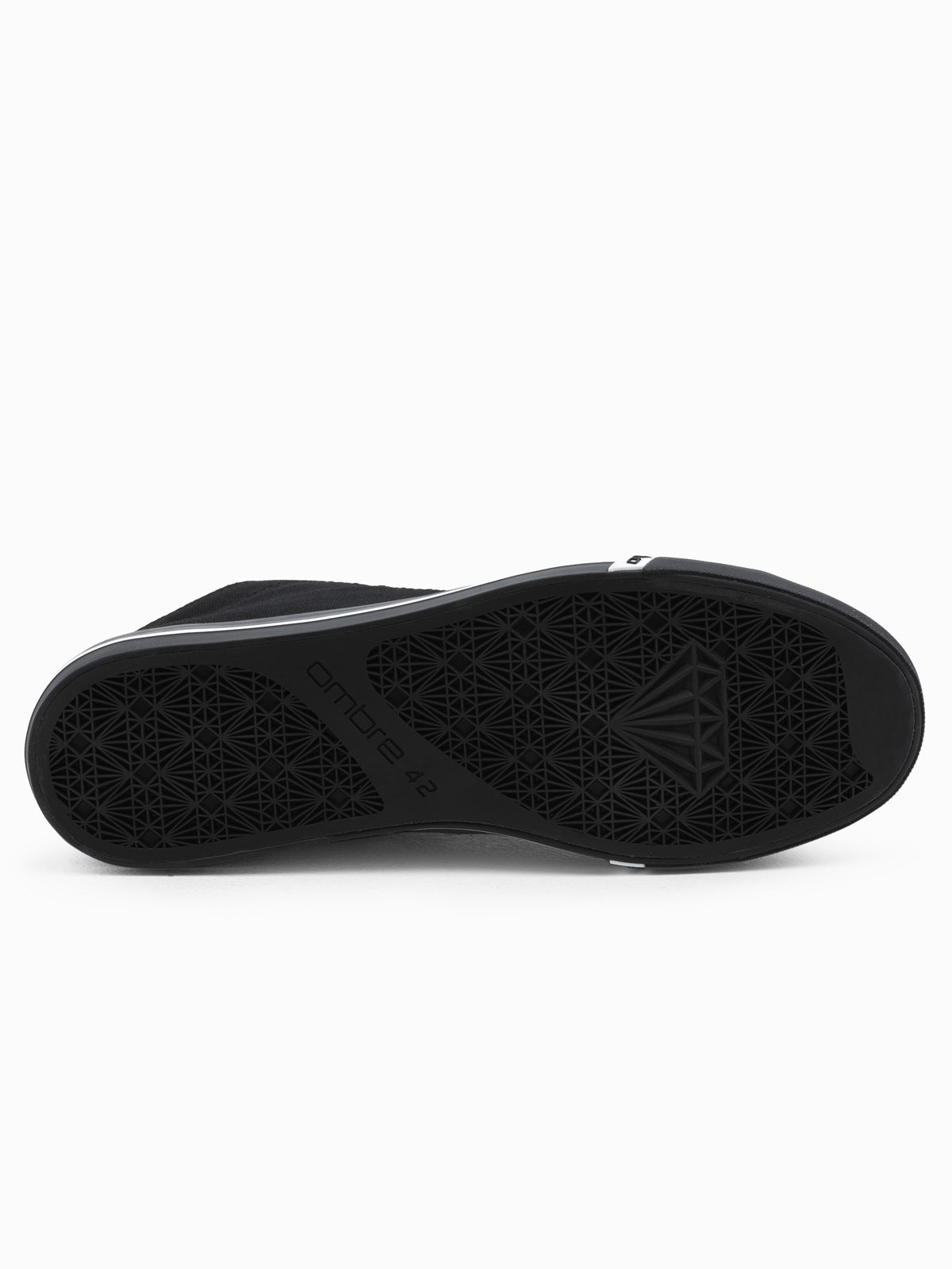 mens black high top trainers