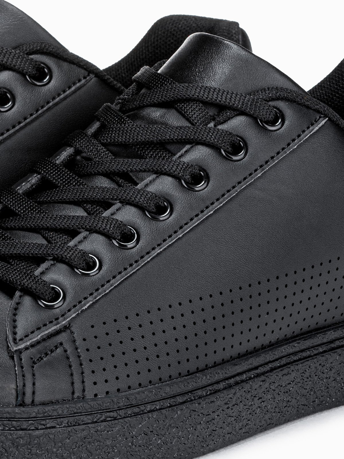 Mens black leather on sale high top trainers