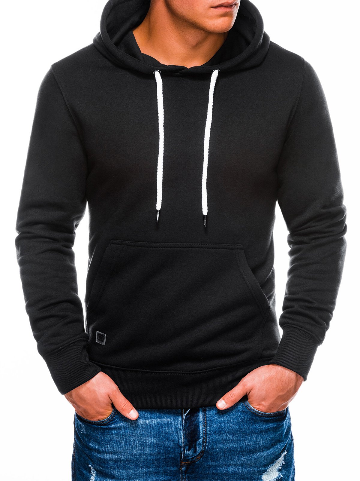 Men's hooded sweatshirt B979 - black | MODONE wholesale - Clothing For Men
