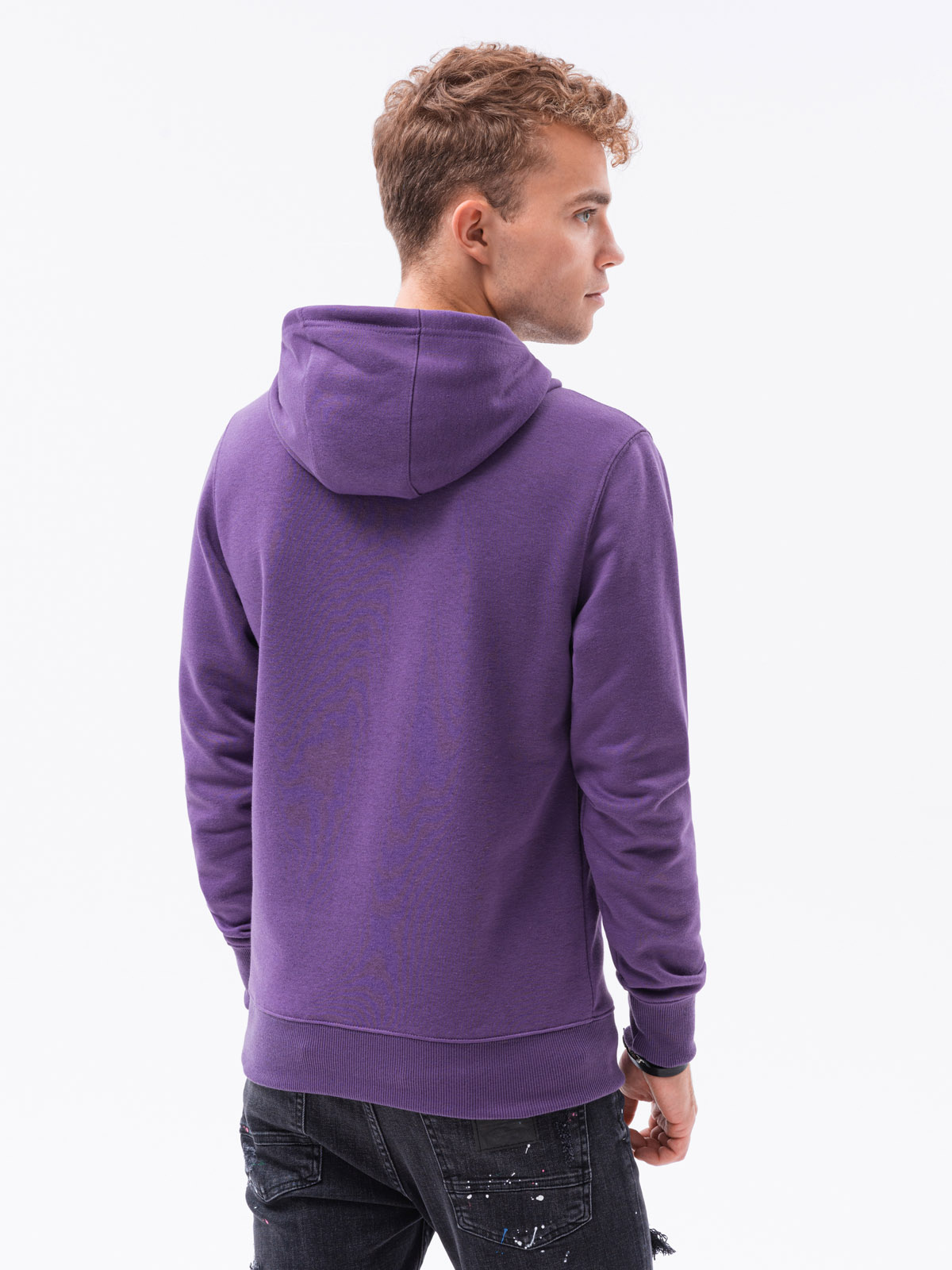 Men's hooded sweatshirt B979 - light beige | MODONE wholesale ...