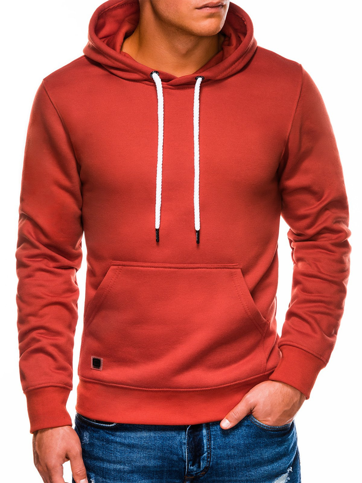 Men's hooded sweatshirt brick B979 MODONE wholesale Clothing For Men