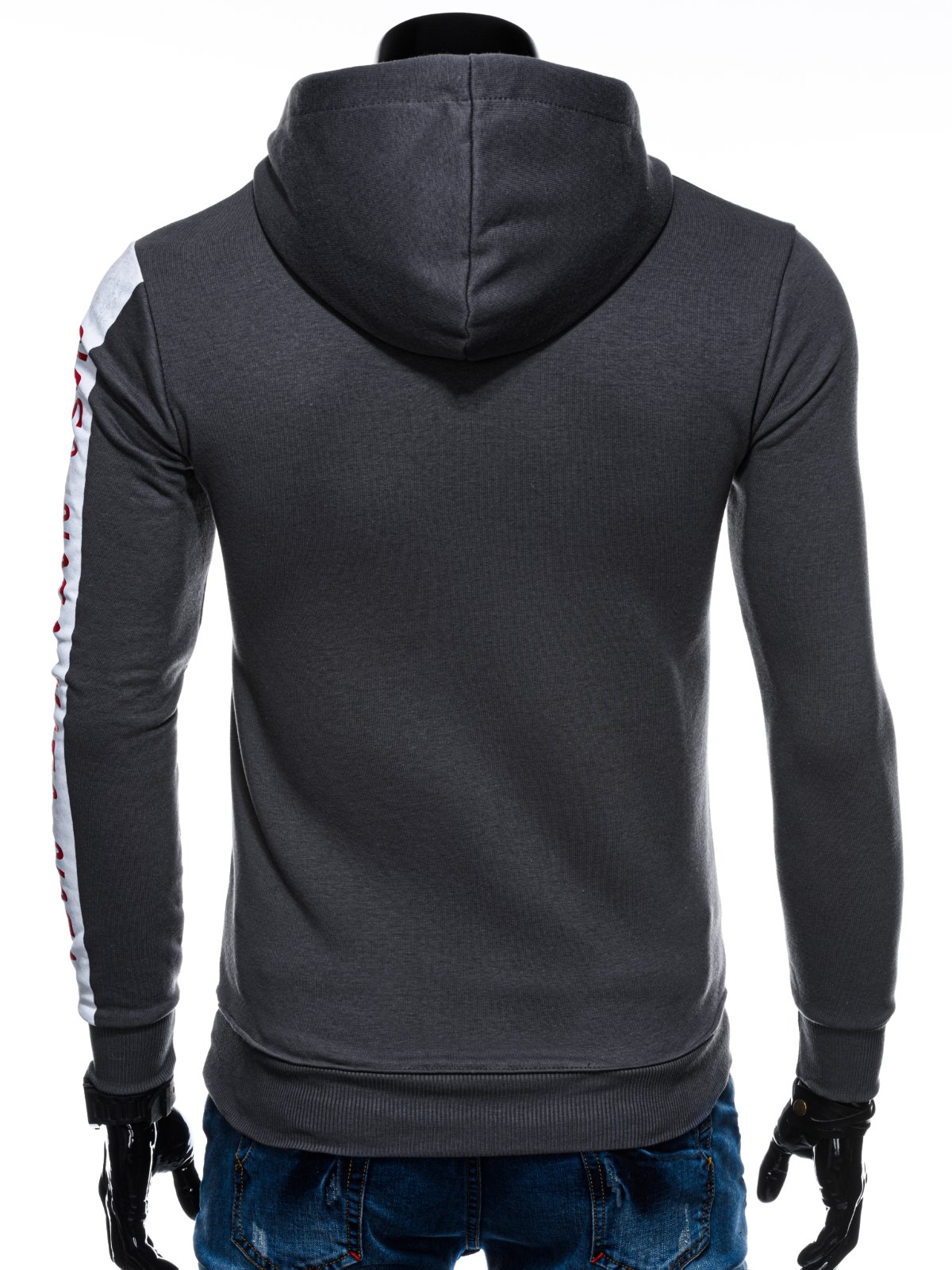 Men's hoodie B1164 - dark grey | MODONE wholesale - Clothing For Men