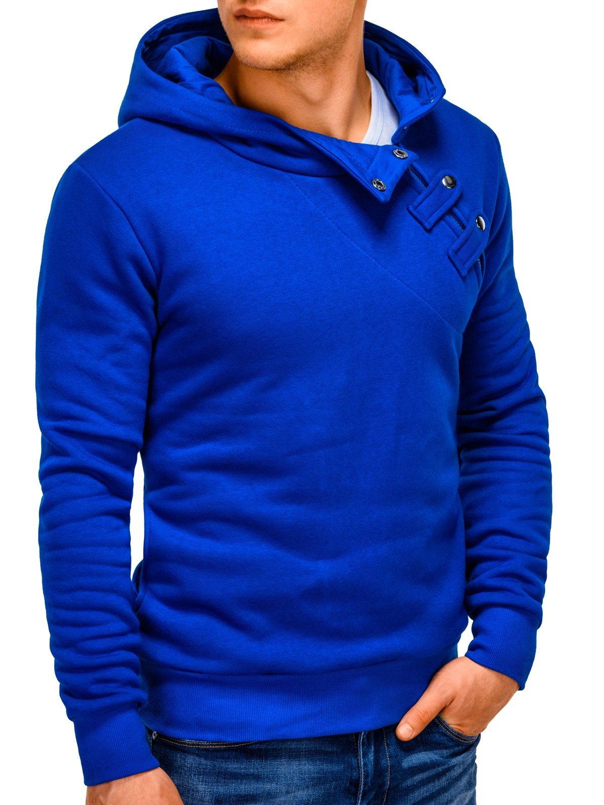 Men's hoodie PACO - blue | MODONE wholesale - Clothing For Men