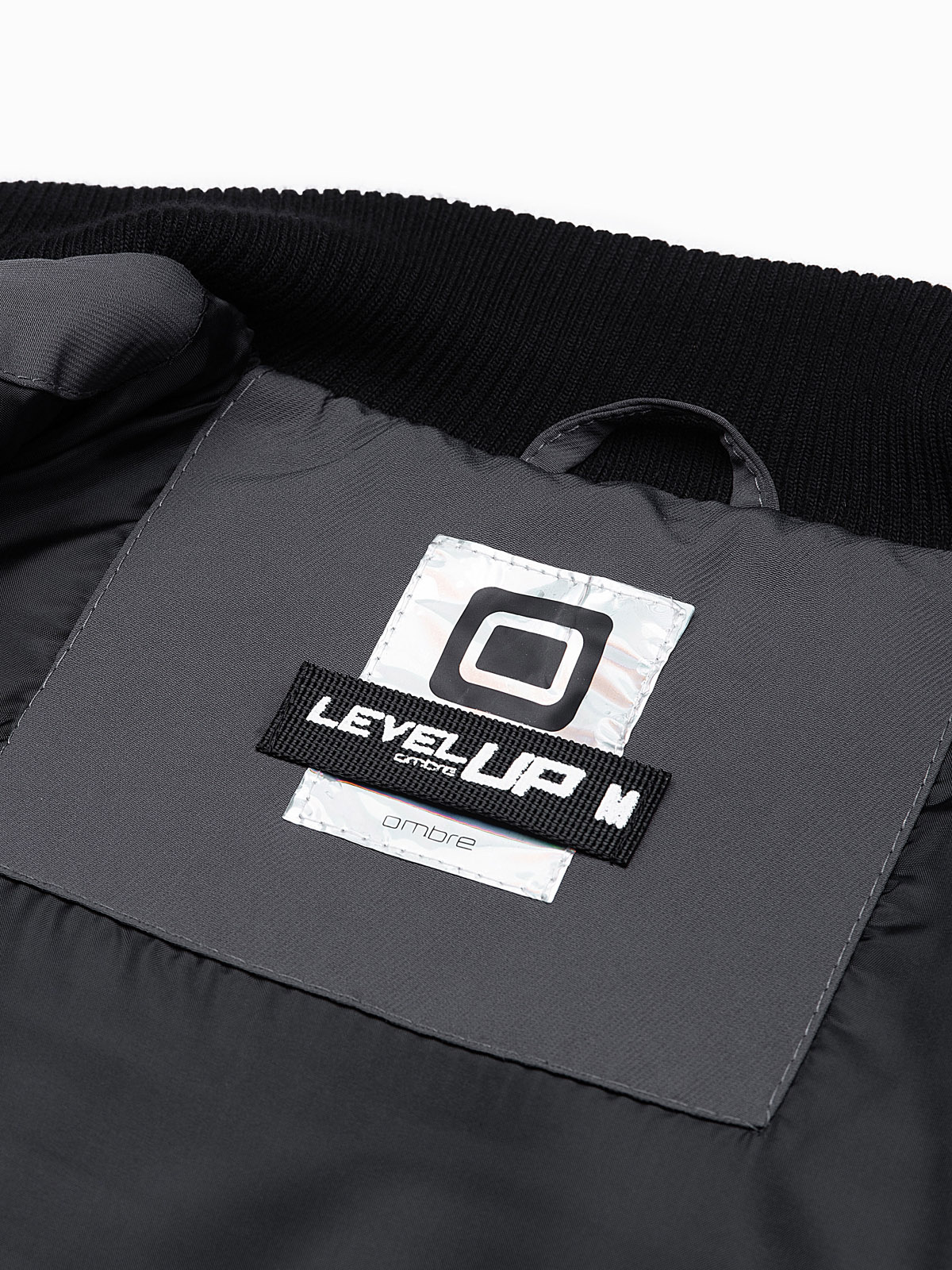 Men's insulated bomber jacket dark grey C515 MODONE wholesale