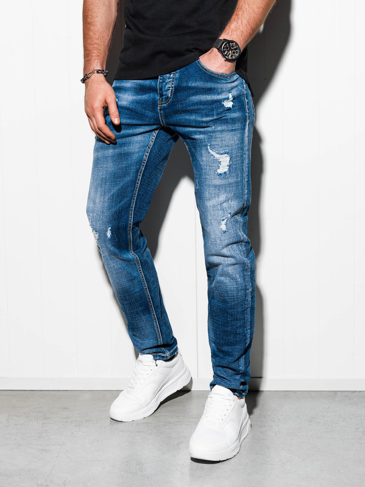 Men's jeans P856 - blue | MODONE wholesale - Clothing For Men