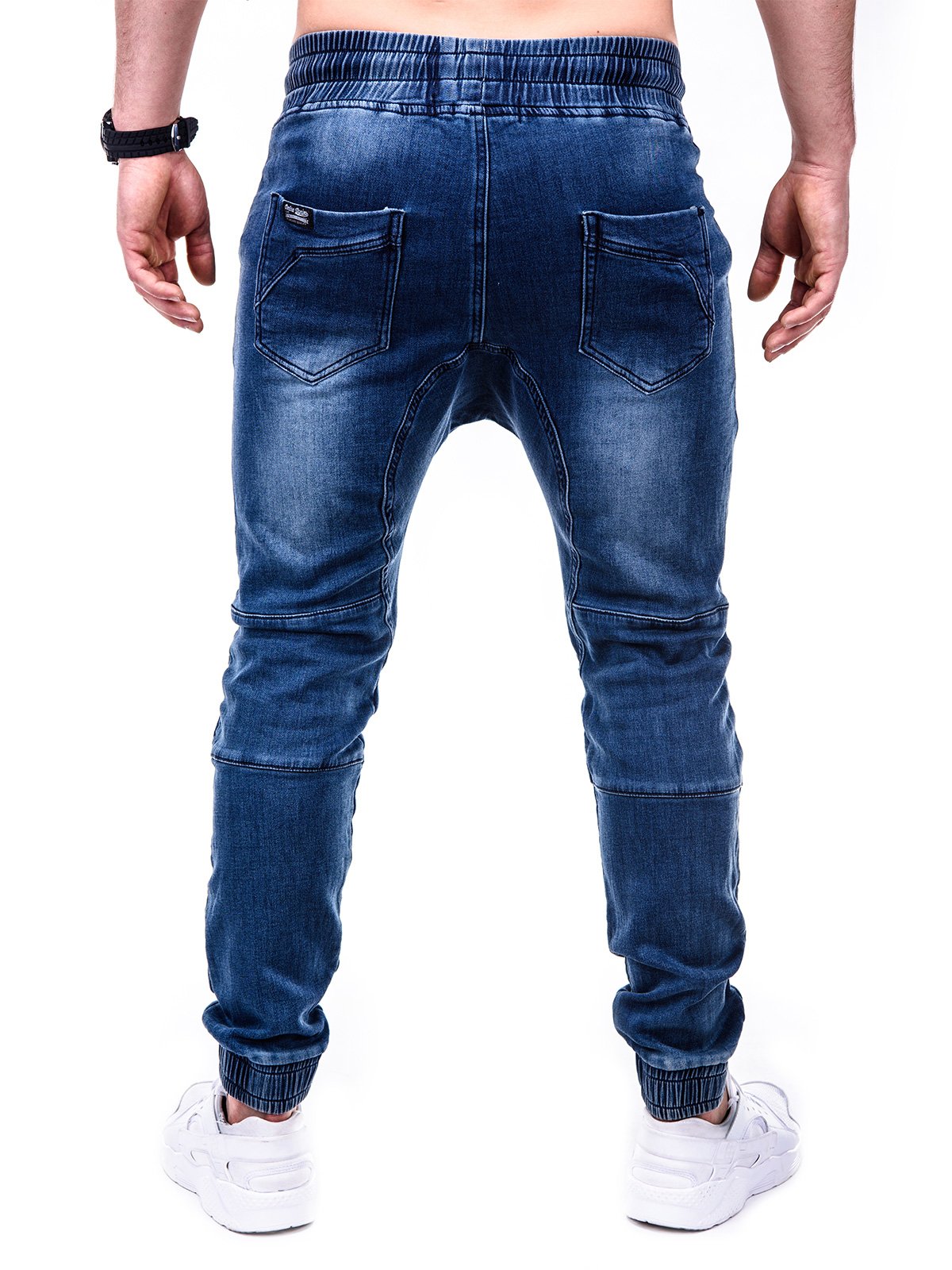 Men's jeans joggers P404 - blue | MODONE wholesale - Clothing For Men
