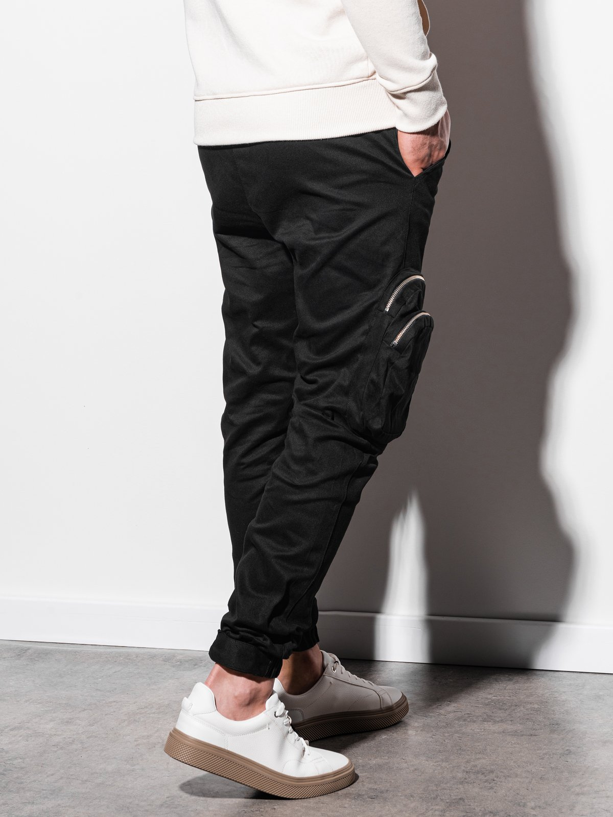 black jogger work pants