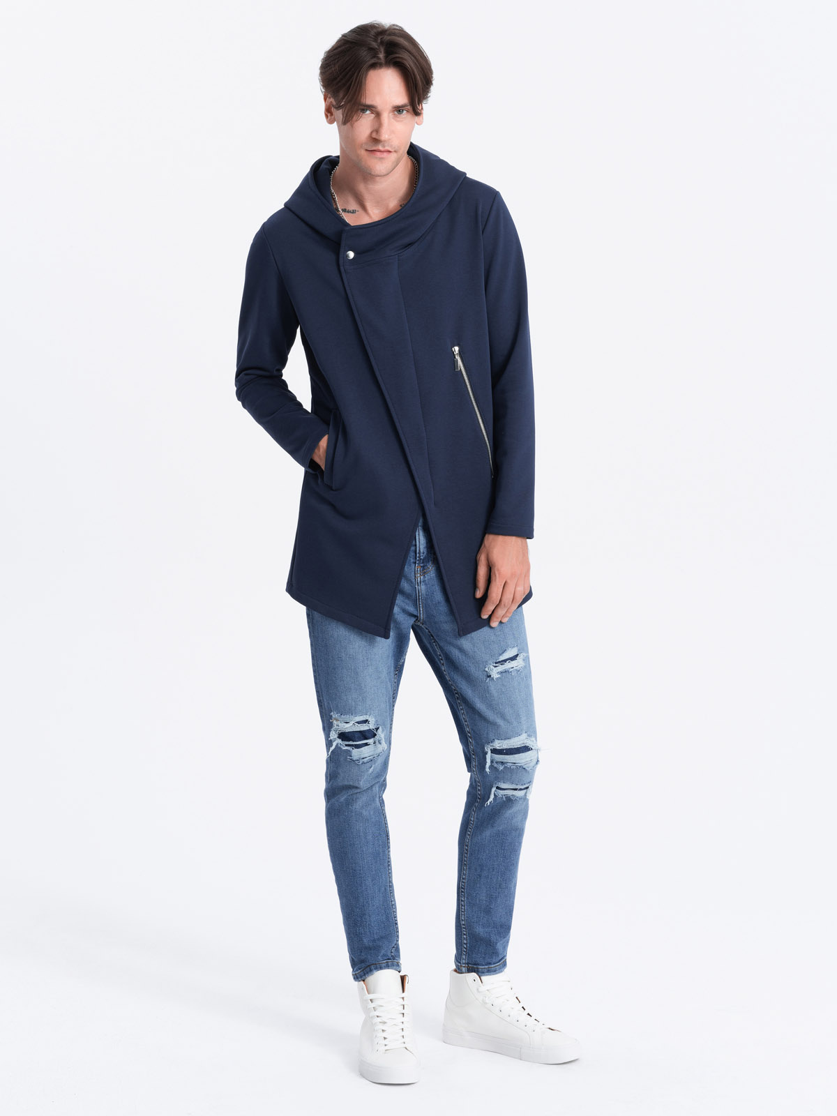 Asymmetrical hoodie outlet men