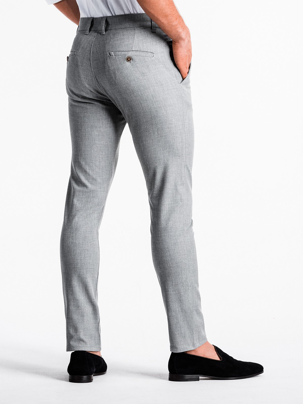 Men's pants chinos P832 light grey MODONE wholesale Clothing For Men