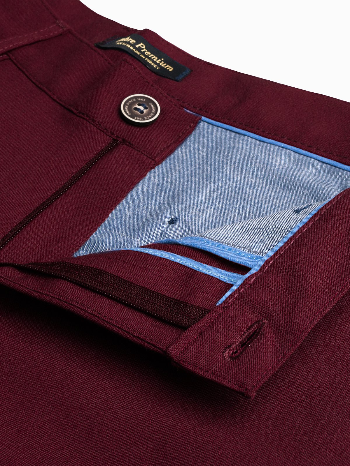 Men's sweatpants P972 - dark red  MODONE wholesale - Clothing For Men