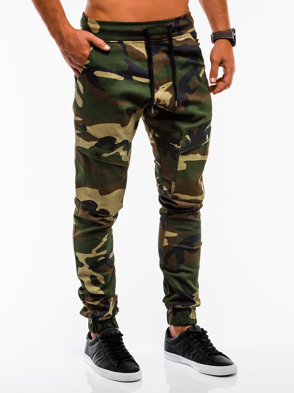 Men's pants joggers P707 - camo | MODONE wholesale - Clothing For Men