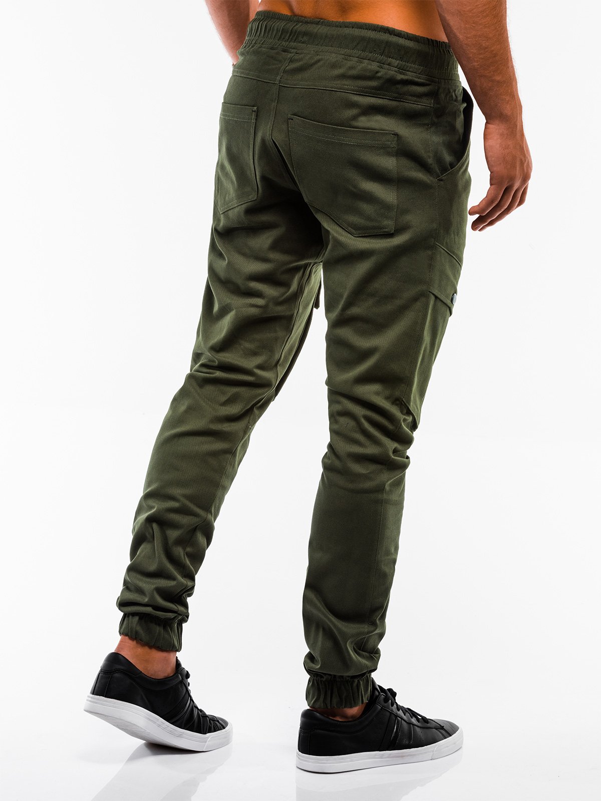 Men's pants joggers P707 - khaki | MODONE wholesale - Clothing For Men