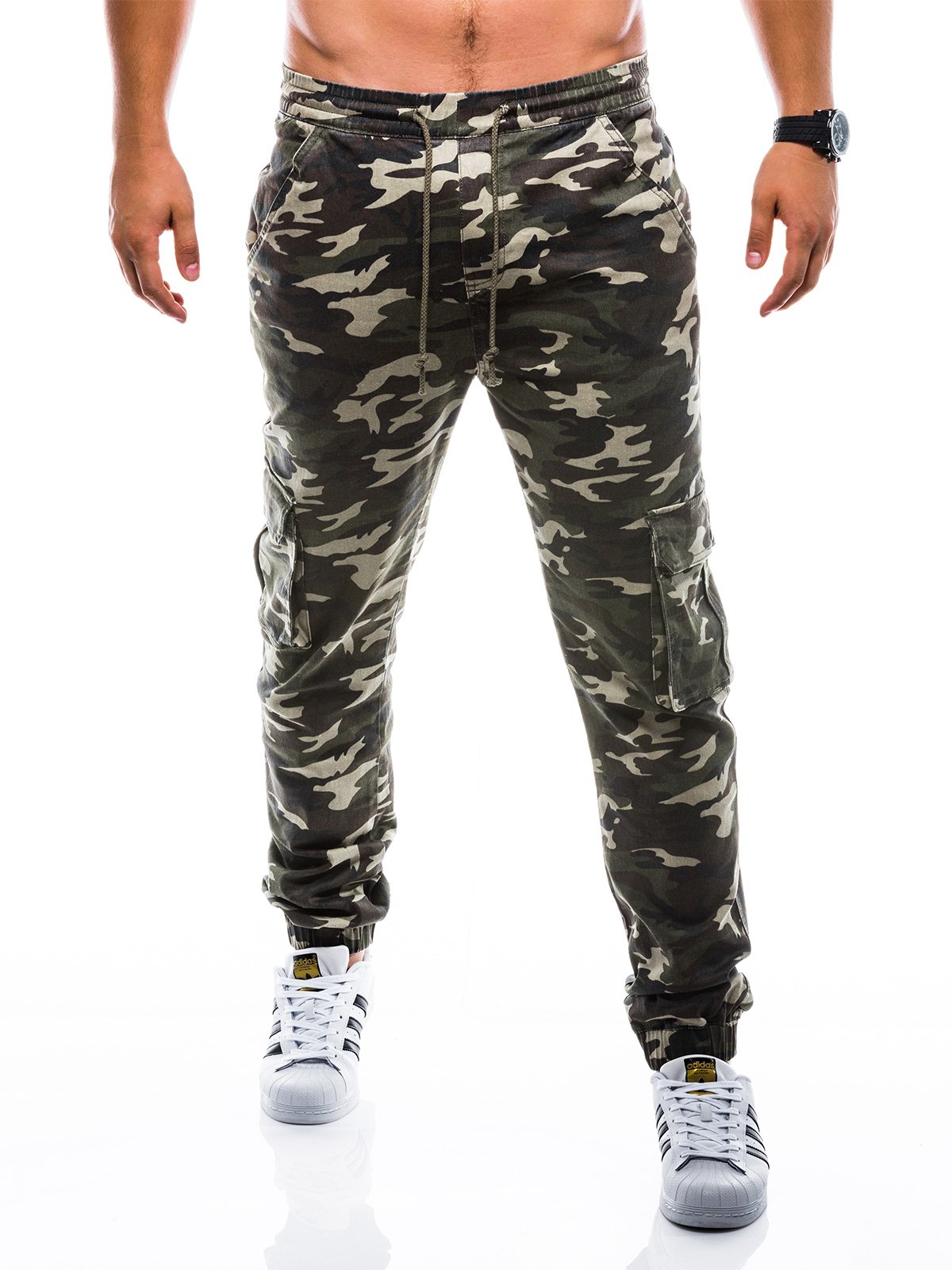 dark green joggers mens