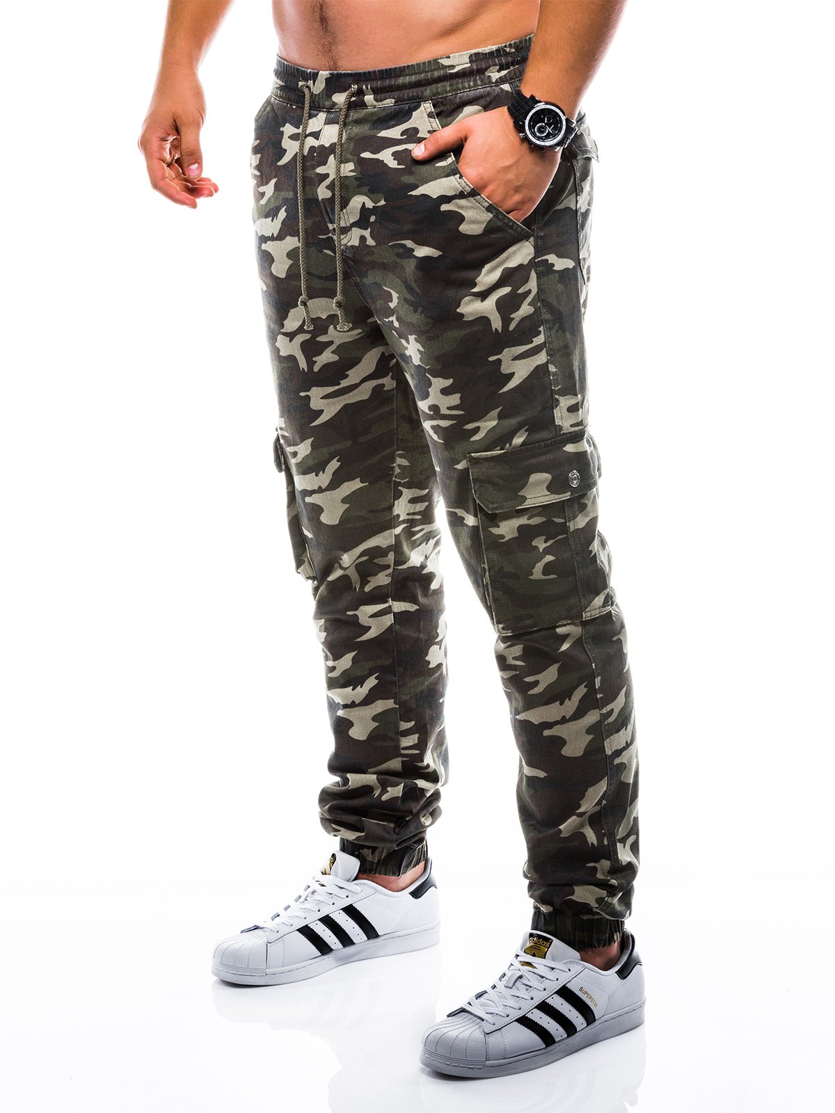 dark green joggers mens