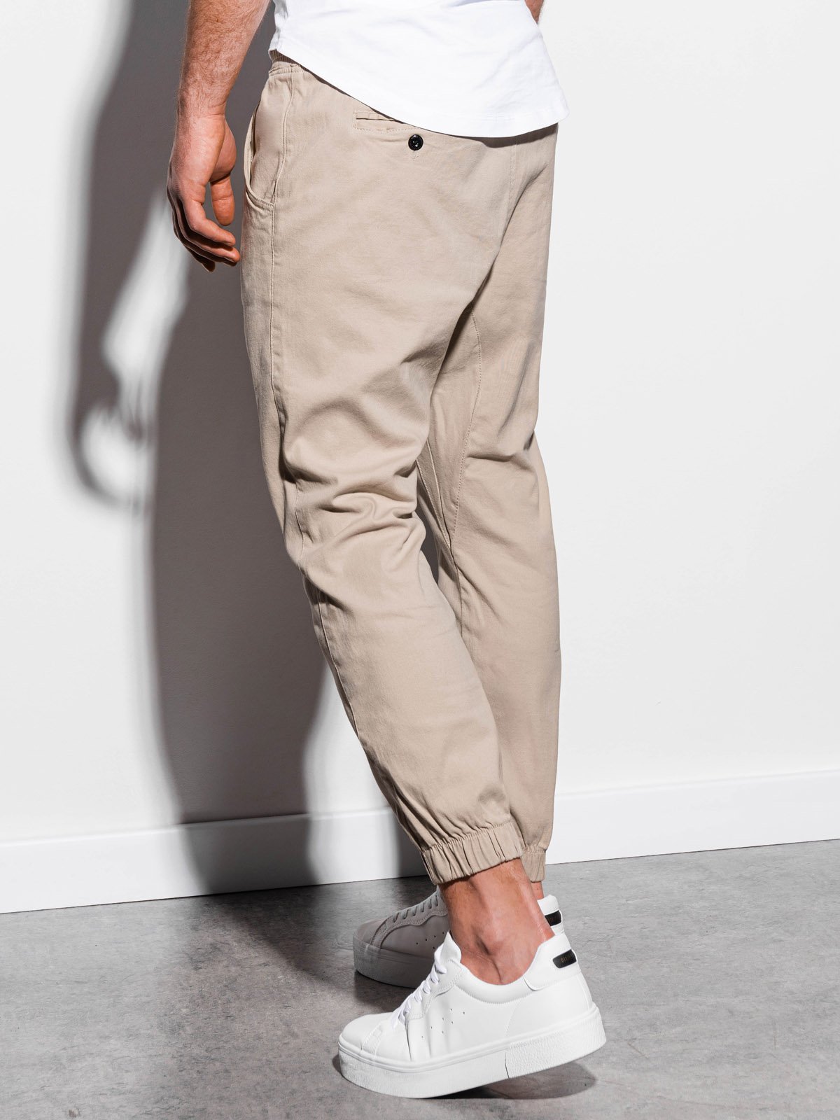 Men's pants joggers P885 - silver | MODONE wholesale - Clothing For Men