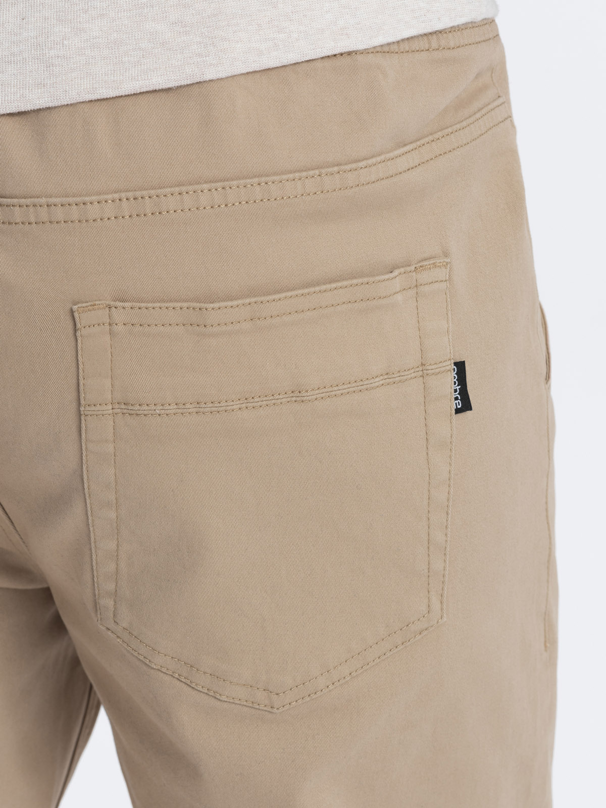 Men's pants joggers P908 - beige | MODONE wholesale - Clothing For Men