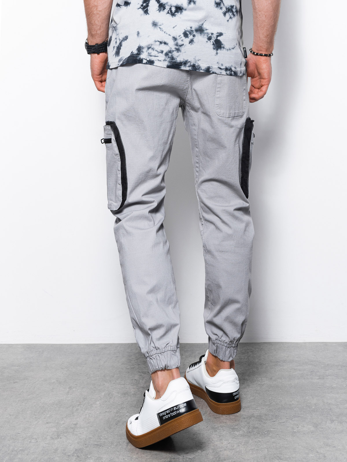 Mens Pants Joggers Grey P960 Modone Wholesale Clothing For Men 