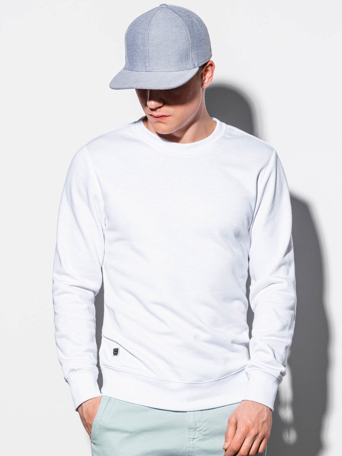 Buy > plain white sweatshirt mens > in stock