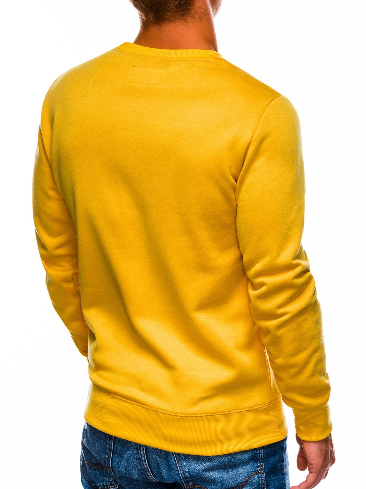 Yellow deals plain sweatshirt