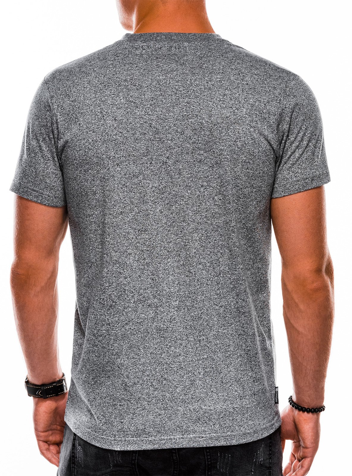 Men's plain t-shirt S1047 - grey | MODONE wholesale - Clothing For Men