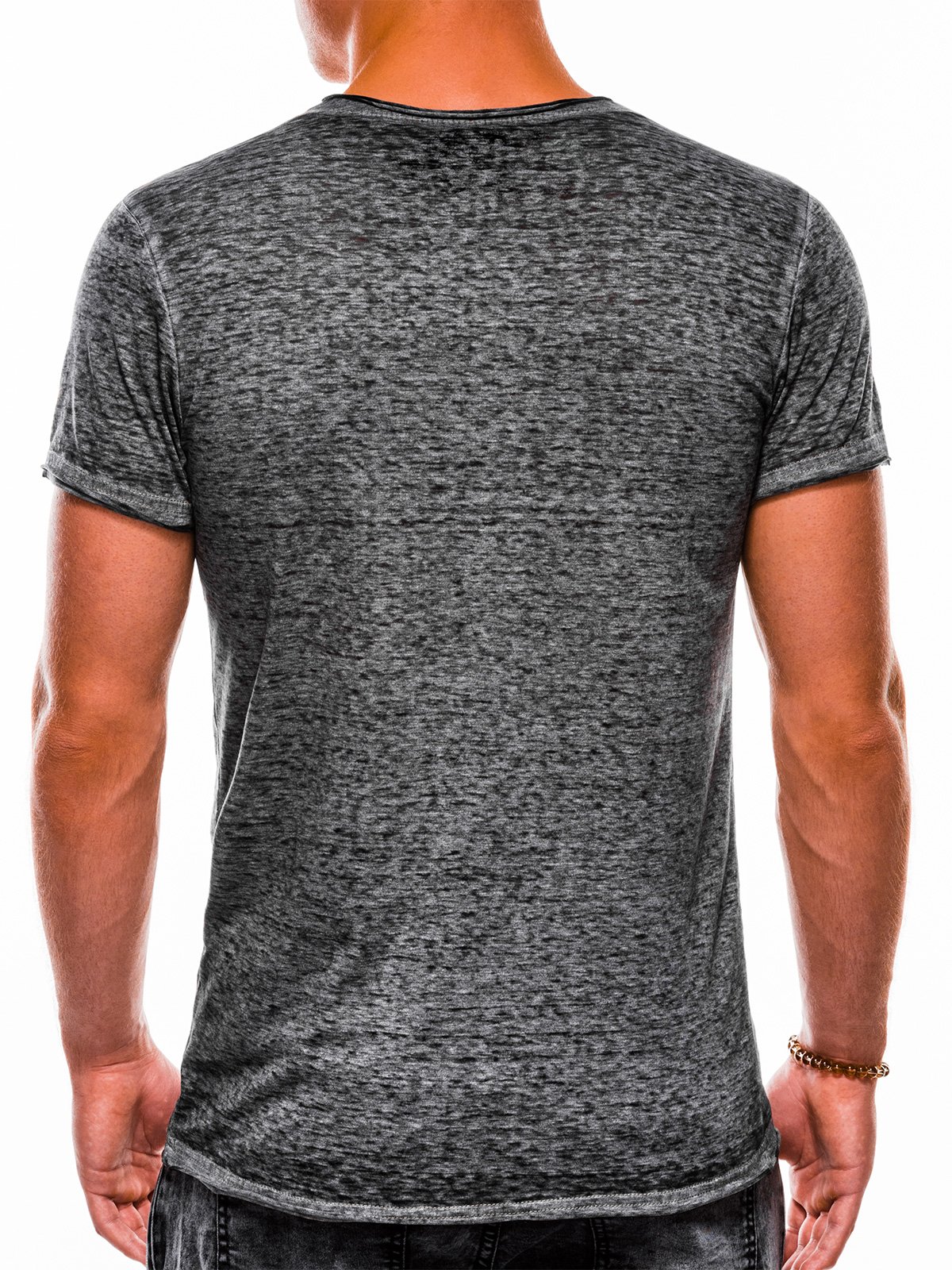 Men's plain t-shirt S1051 - grey | MODONE wholesale - Clothing For Men