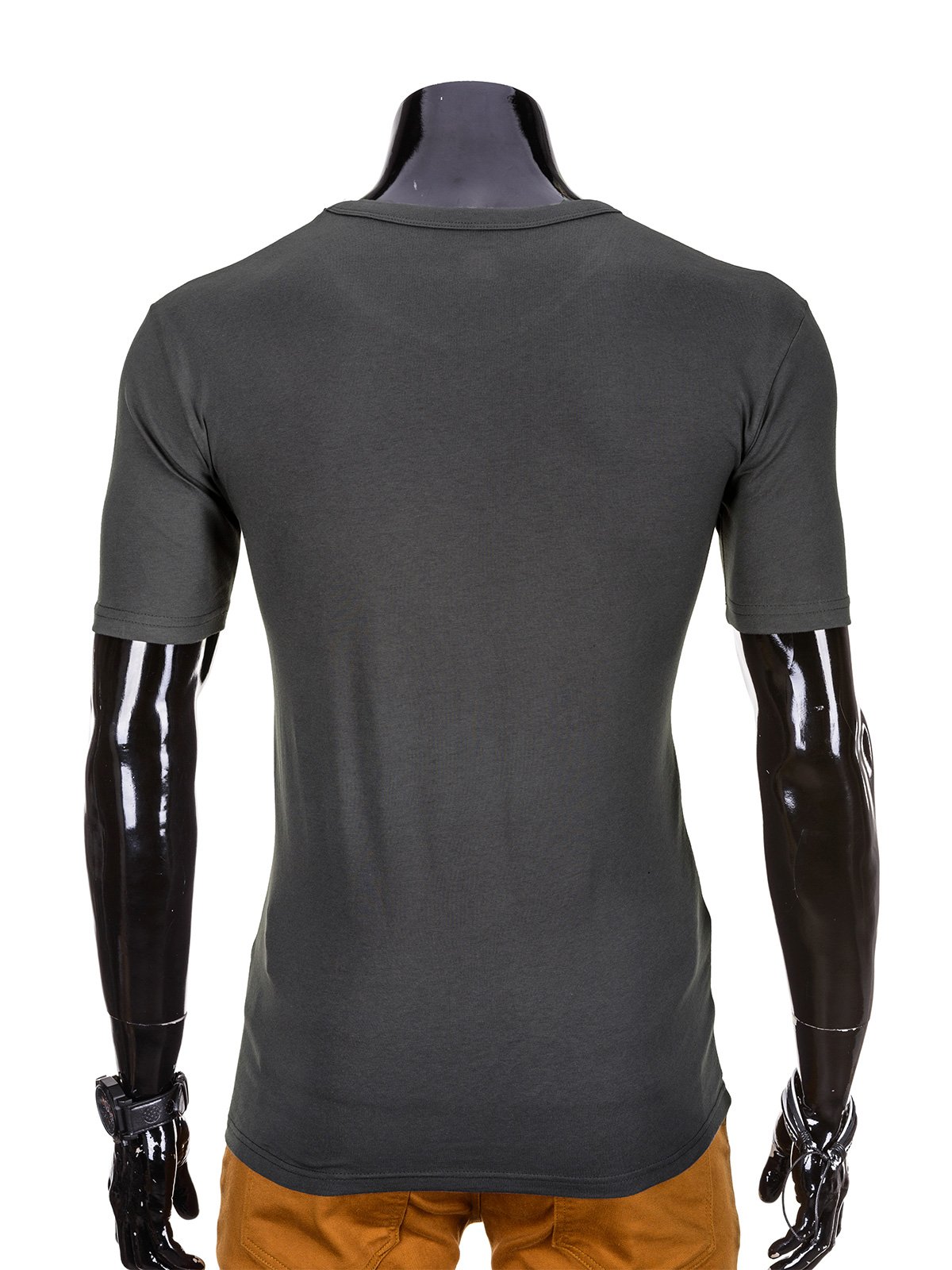 Men S Plain T Shirt S970 Dark Grey Modone Wholesale Clothing For Men