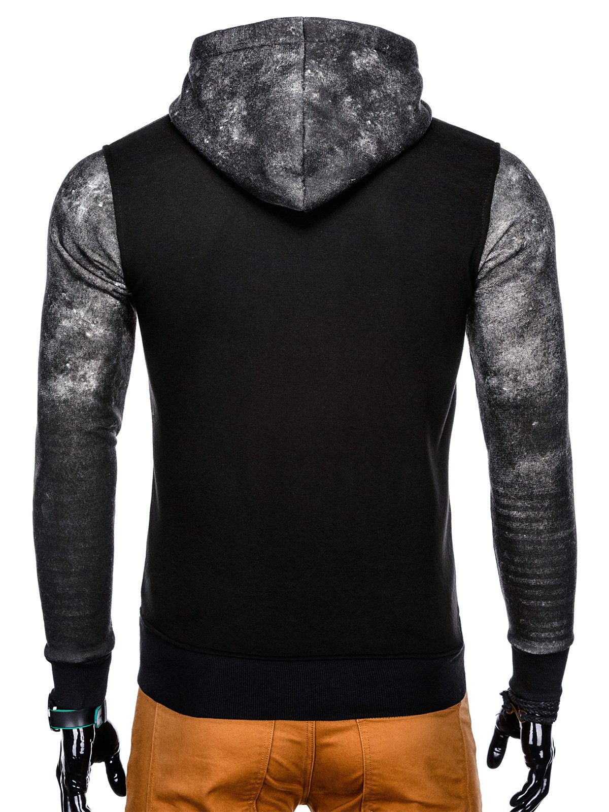 Men's printed hoodie b952 – grey | MODONE wholesale - Clothing For Men