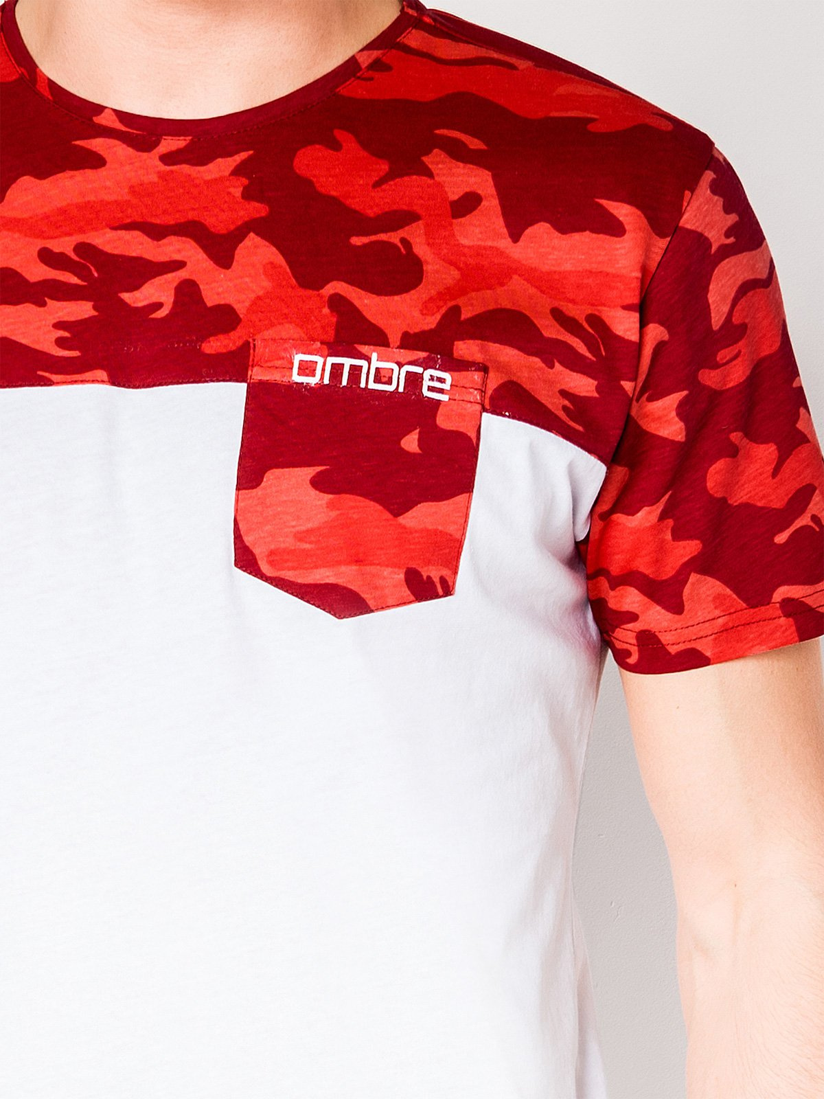 red camo nike shirt