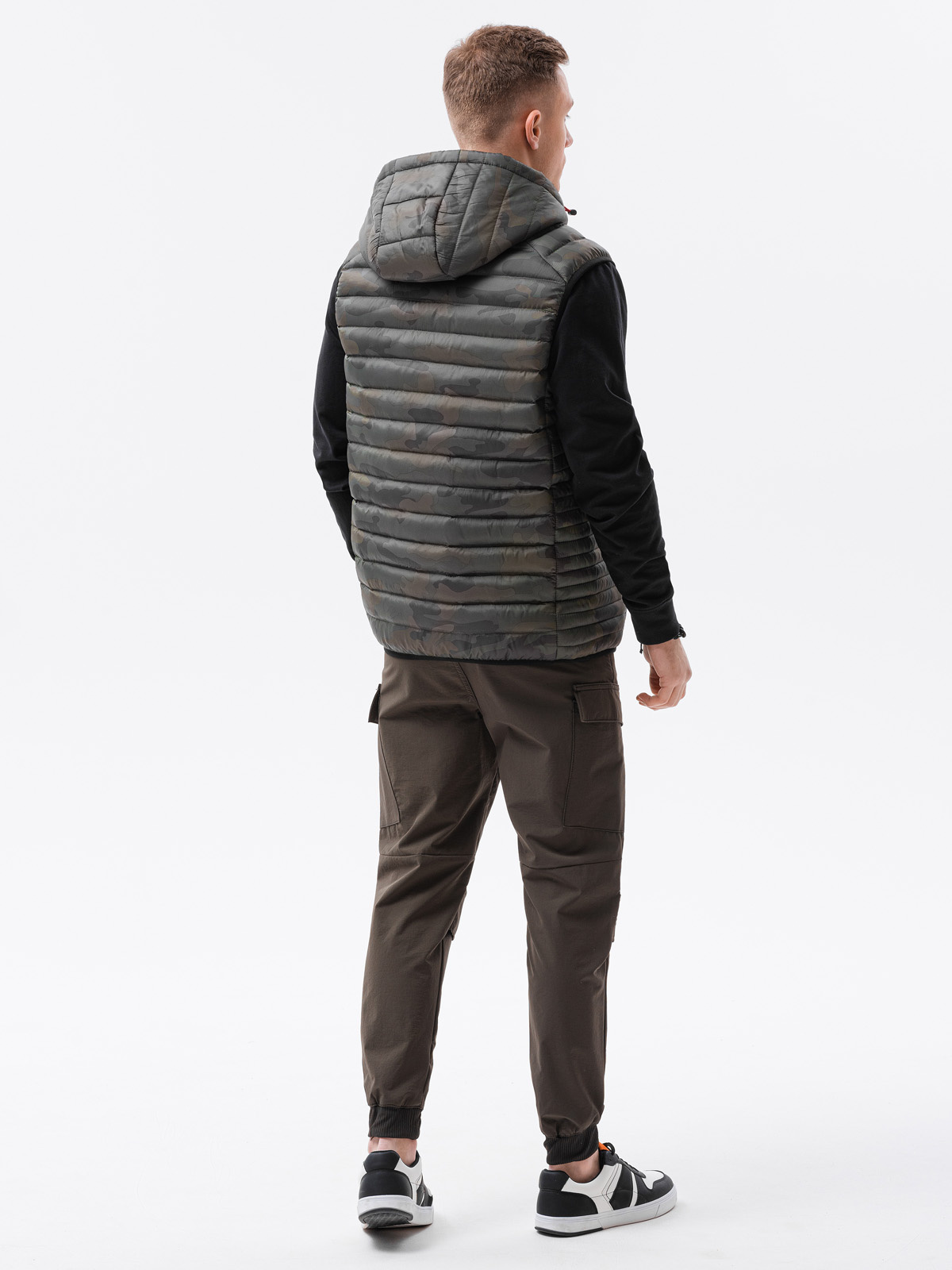 Men's quilted vest camo V53 MODONE wholesale Clothing For Men