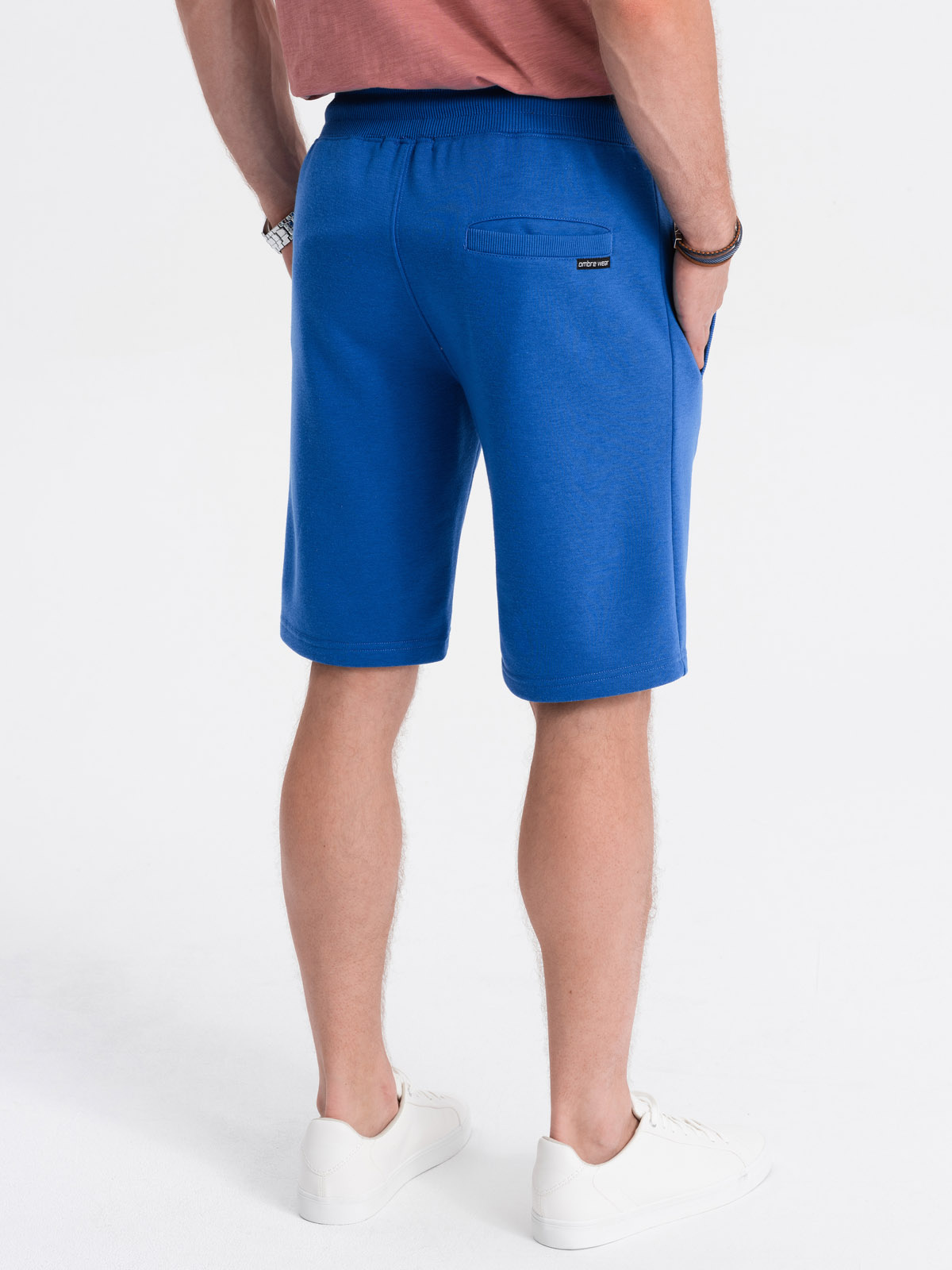 Men's short shorts with pockets blue V5 OMSRBS0109 MODONE