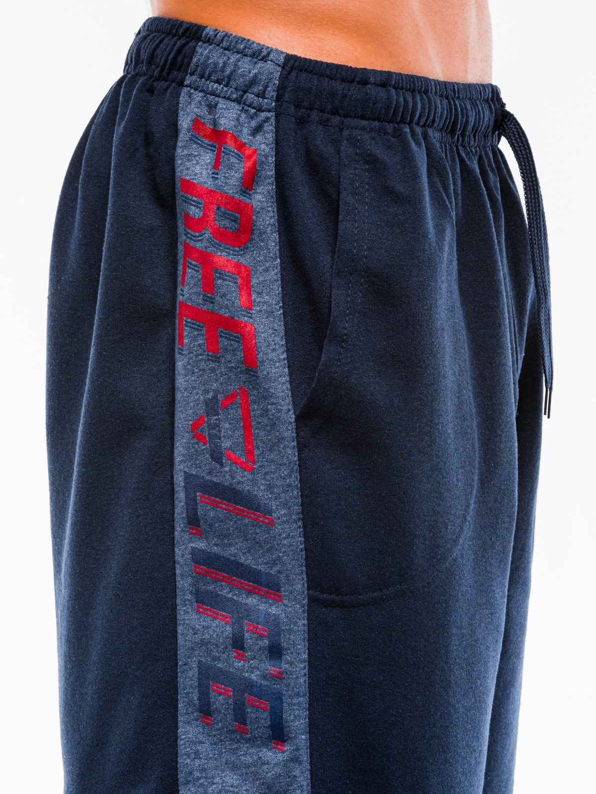 Men's short sweatpants W289 navy MODONE wholesale Clothing For Men