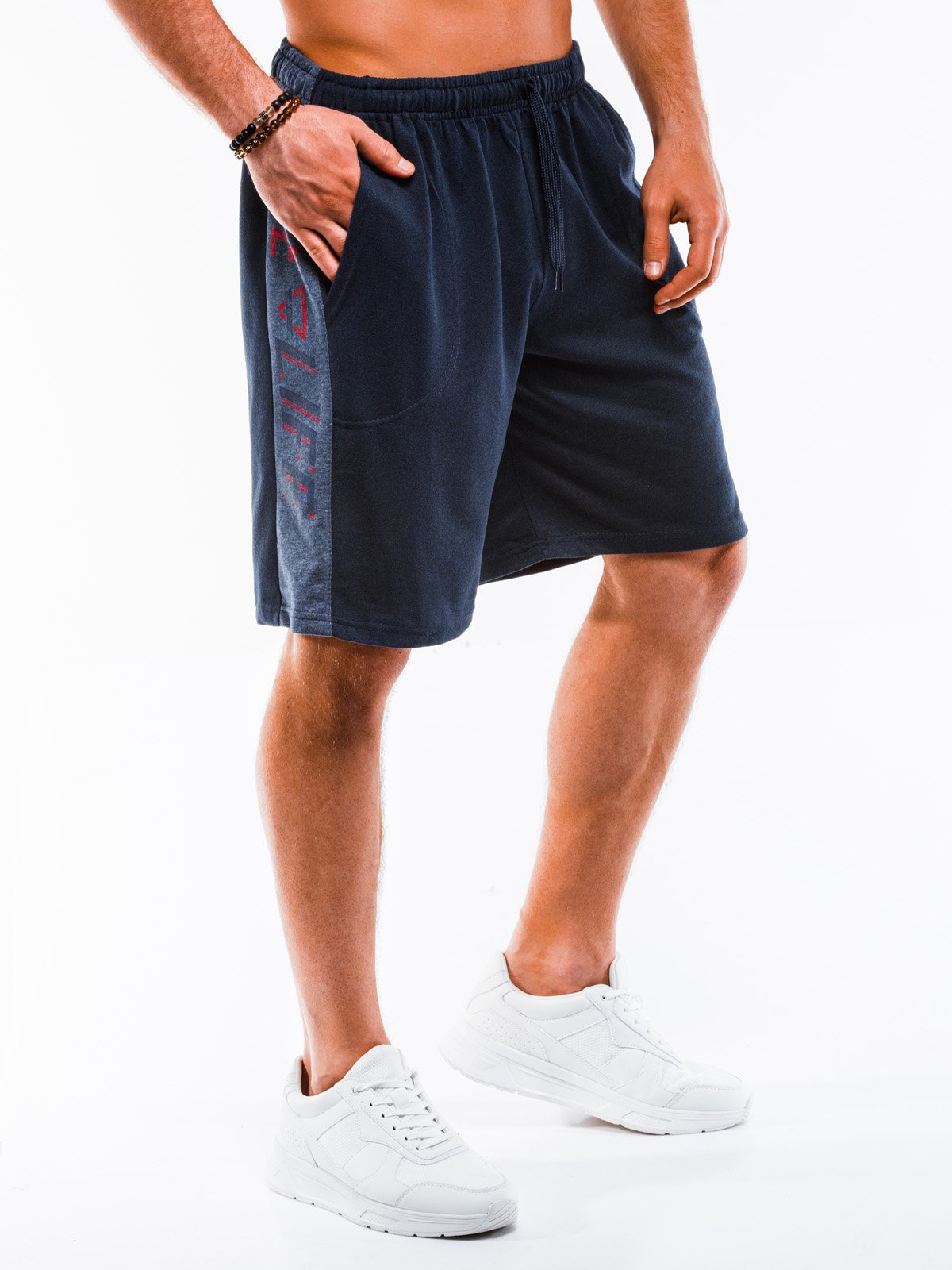 Men's short sweatpants W289 navy MODONE wholesale Clothing For Men