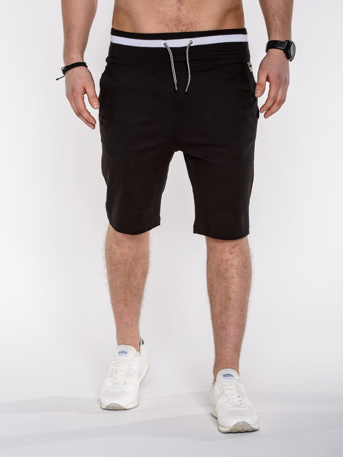 Men's shorts P403 - black | MODONE wholesale - Clothing For Men