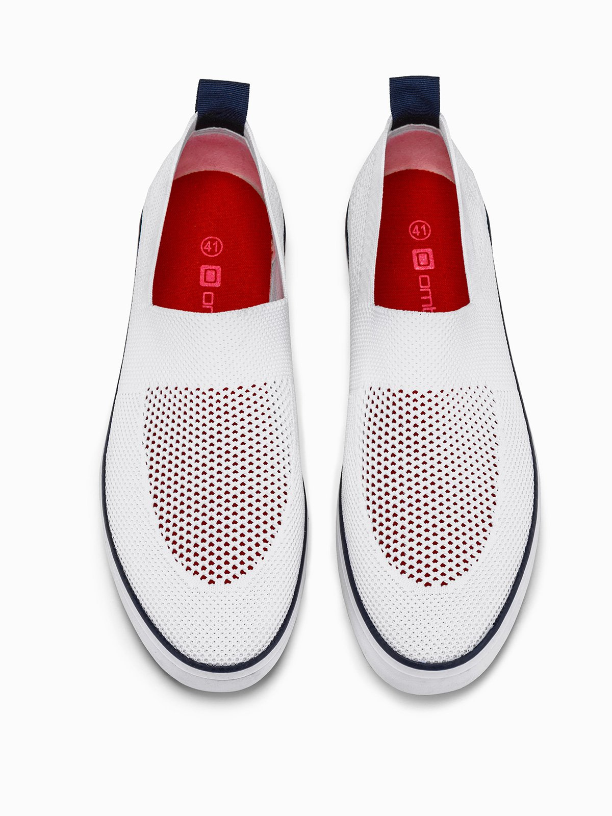 mens white slip on trainers