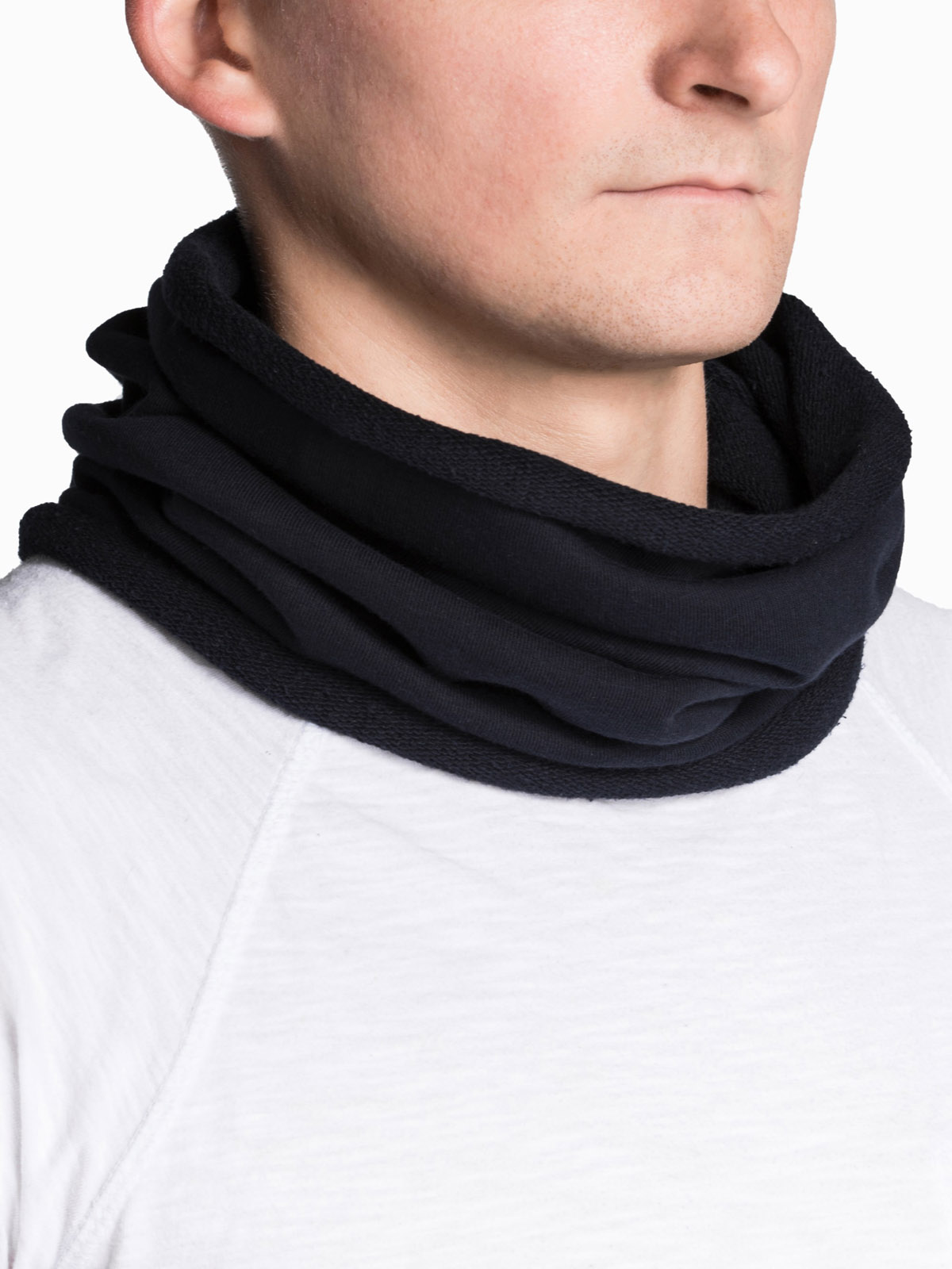 Men's snood A063 - navy | MODONE wholesale - Clothing For Men
