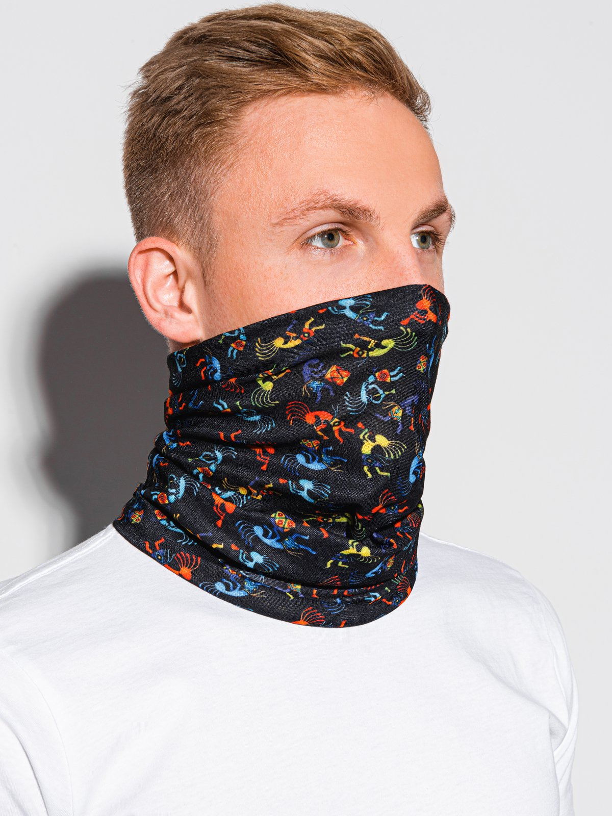 mens black nike snood