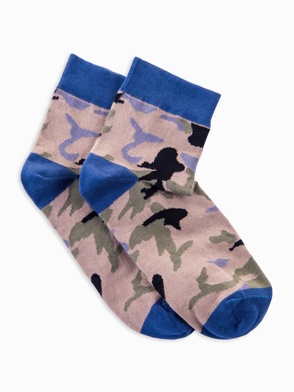 Men's socks U10 - blue-camo | MODONE wholesale - Clothing For Men