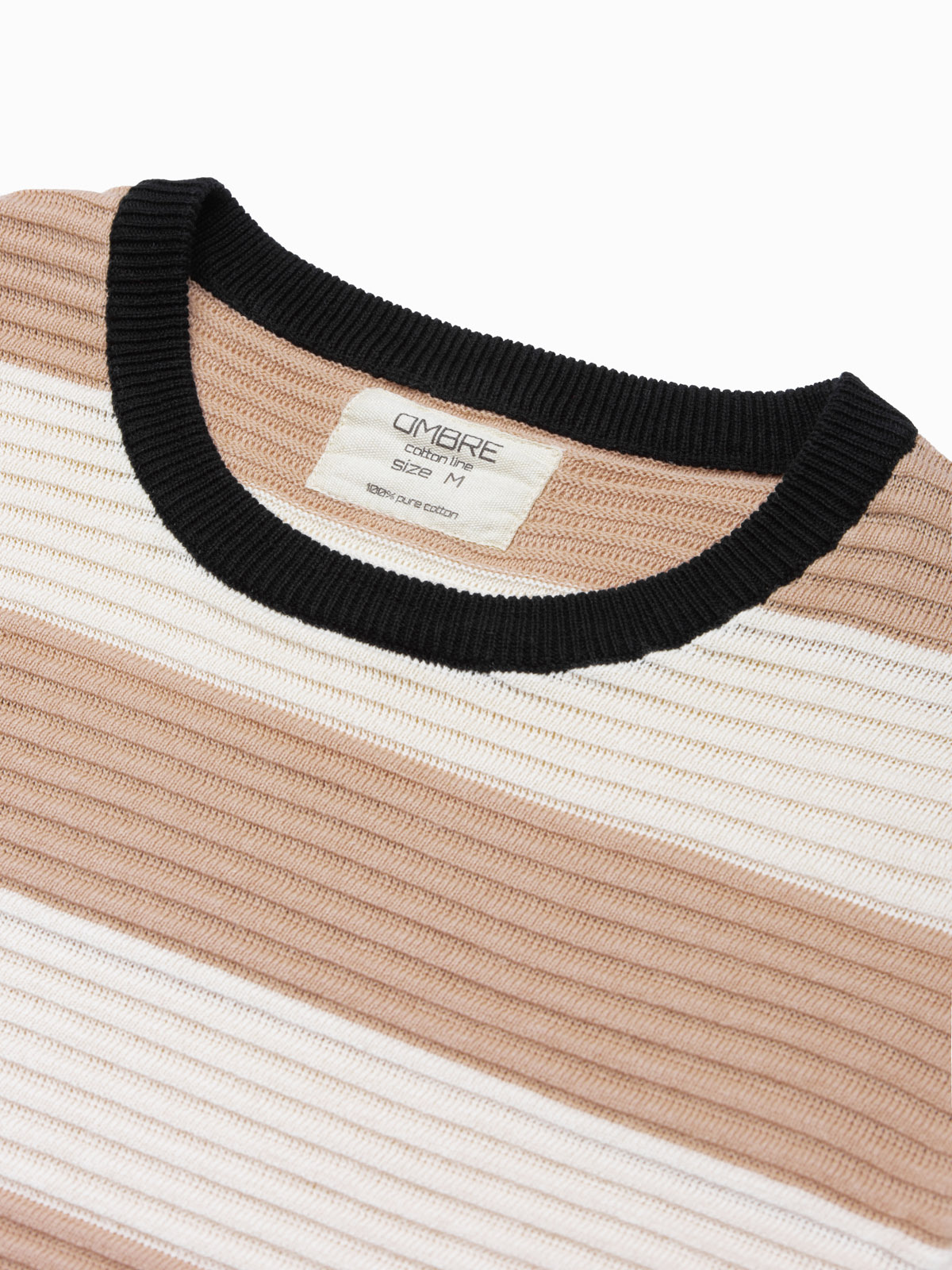 Men's sweater beige E189 MODONE wholesale Clothing For Men