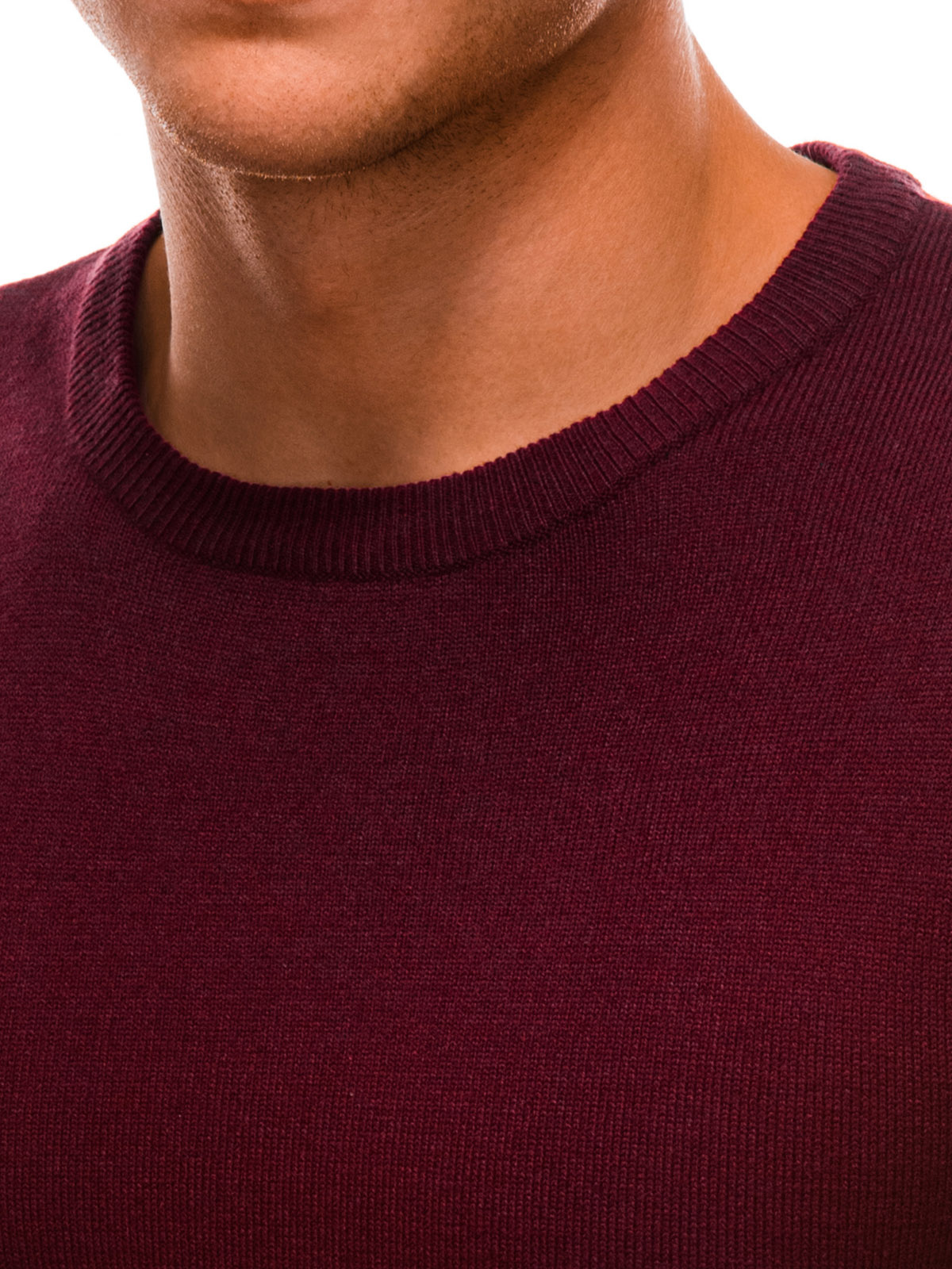 Men's sweater maroon V6 EMSWBS0100 MODONE wholesale Clothing
