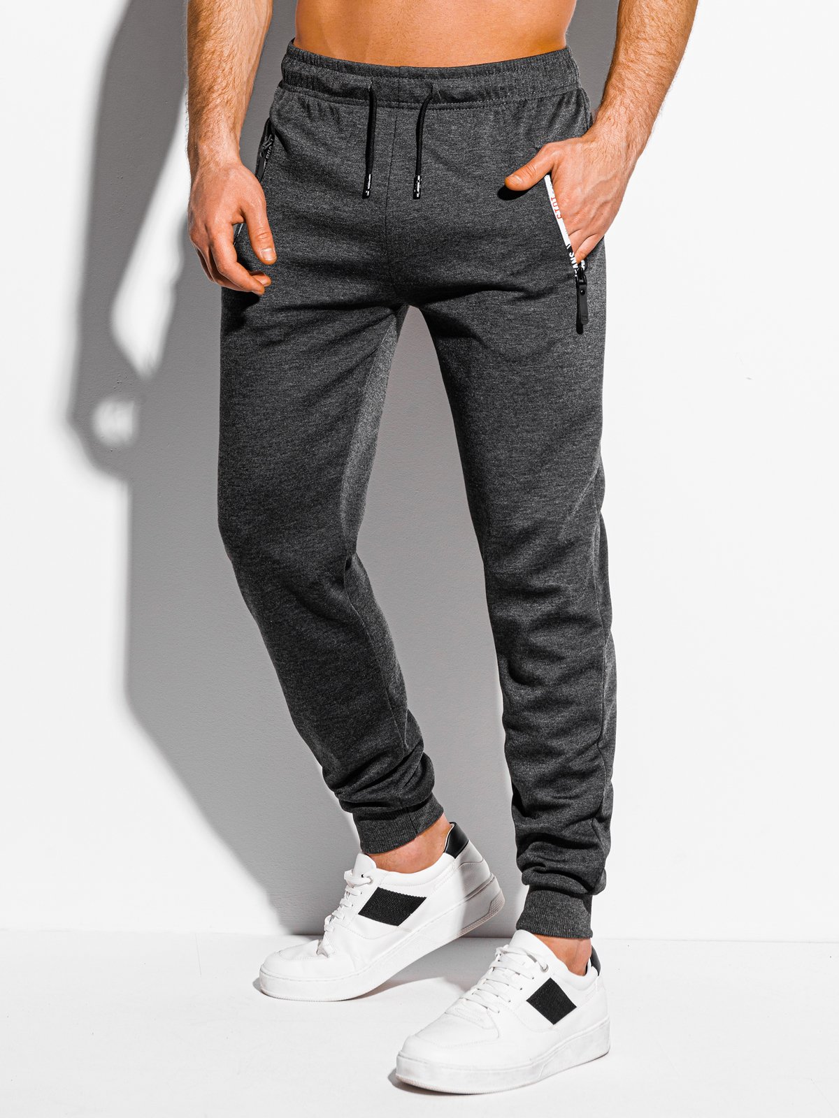 Men's sweatpants - khaki P904  MODONE wholesale - Clothing For Men