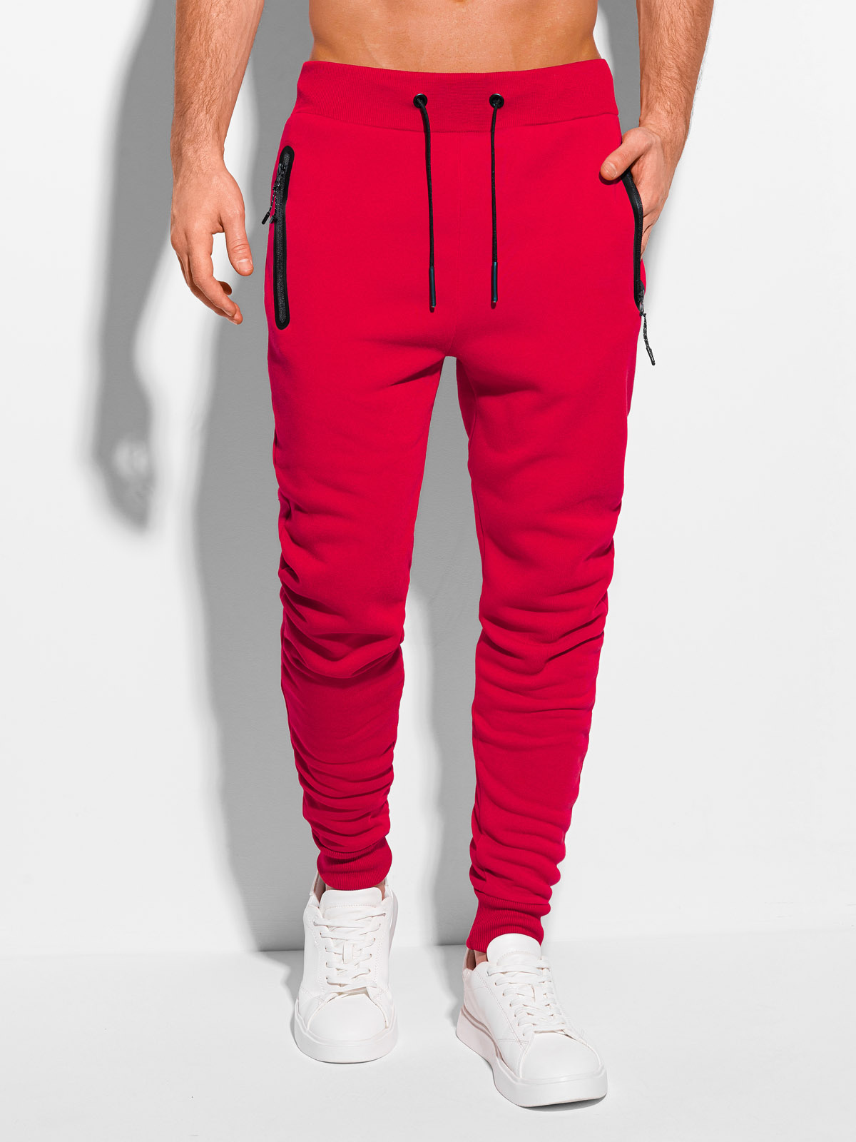 Men's sweatpants P1110 red MODONE wholesale Clothing For Men