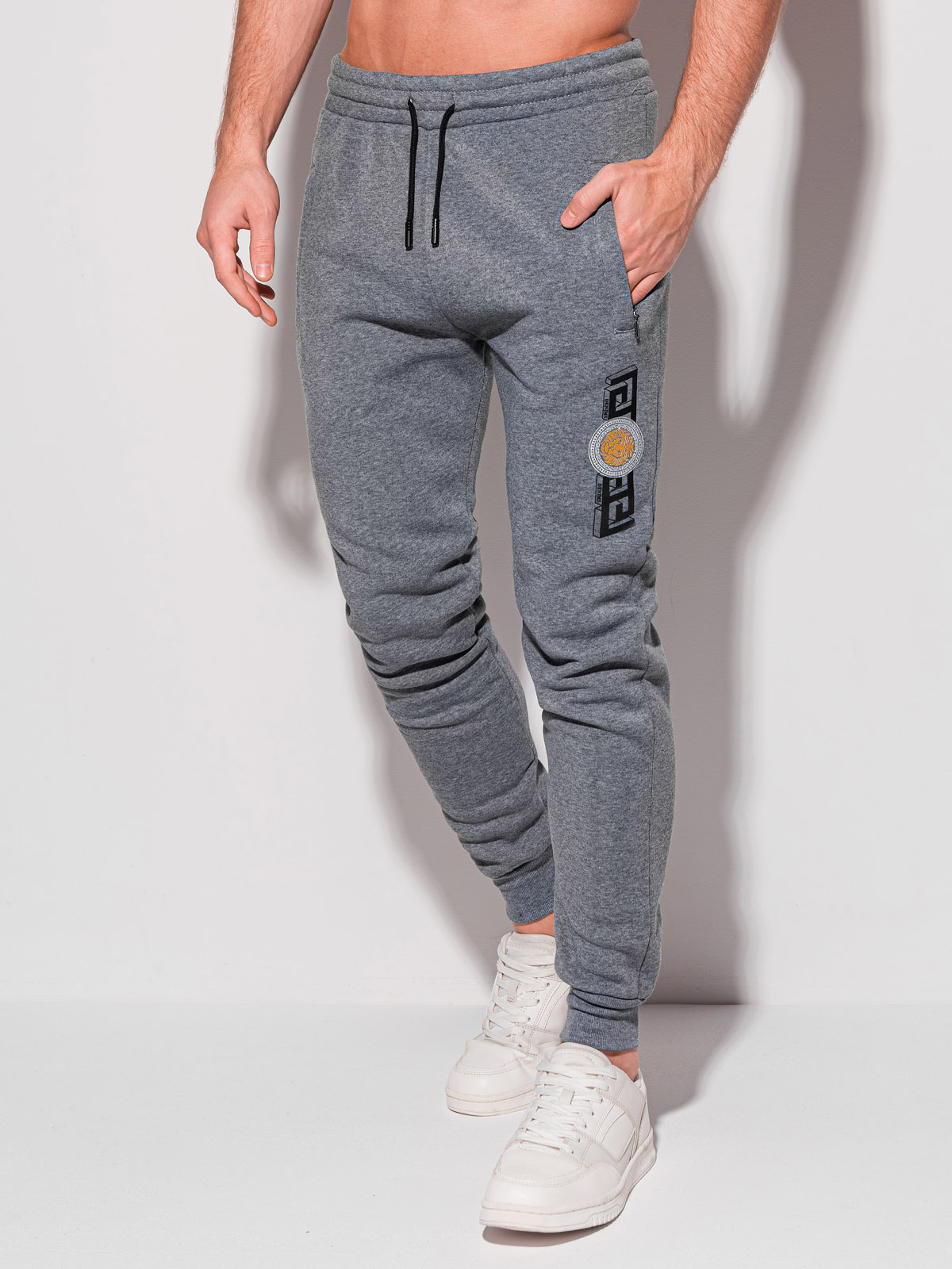 Men s sweatpants P1295 grey MODONE wholesale Clothing For Men