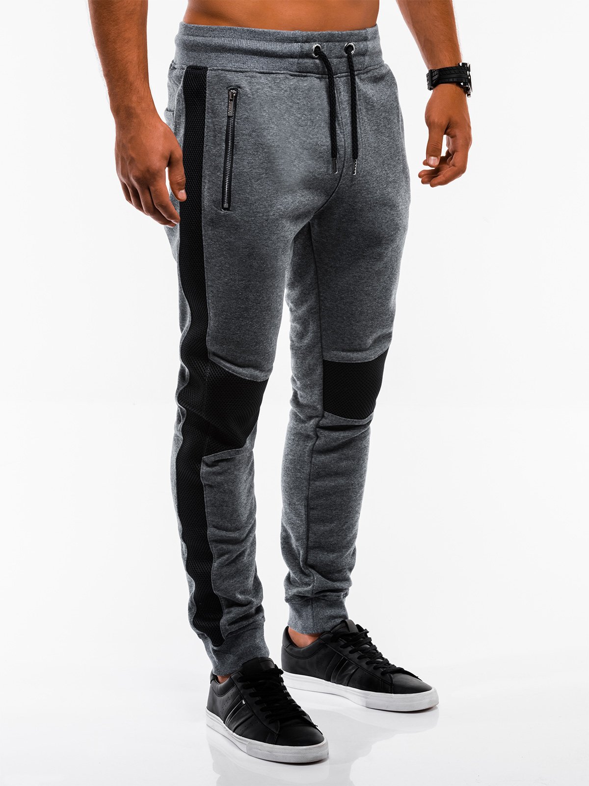 Men's sweatpants P425 - dark grey | MODONE wholesale - Clothing For Men