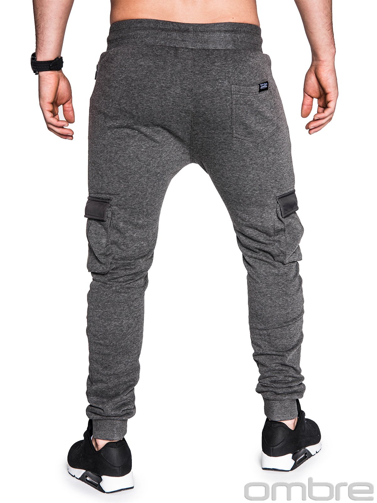 Men's sweatpants P429 - dark grey | MODONE wholesale - Clothing For Men