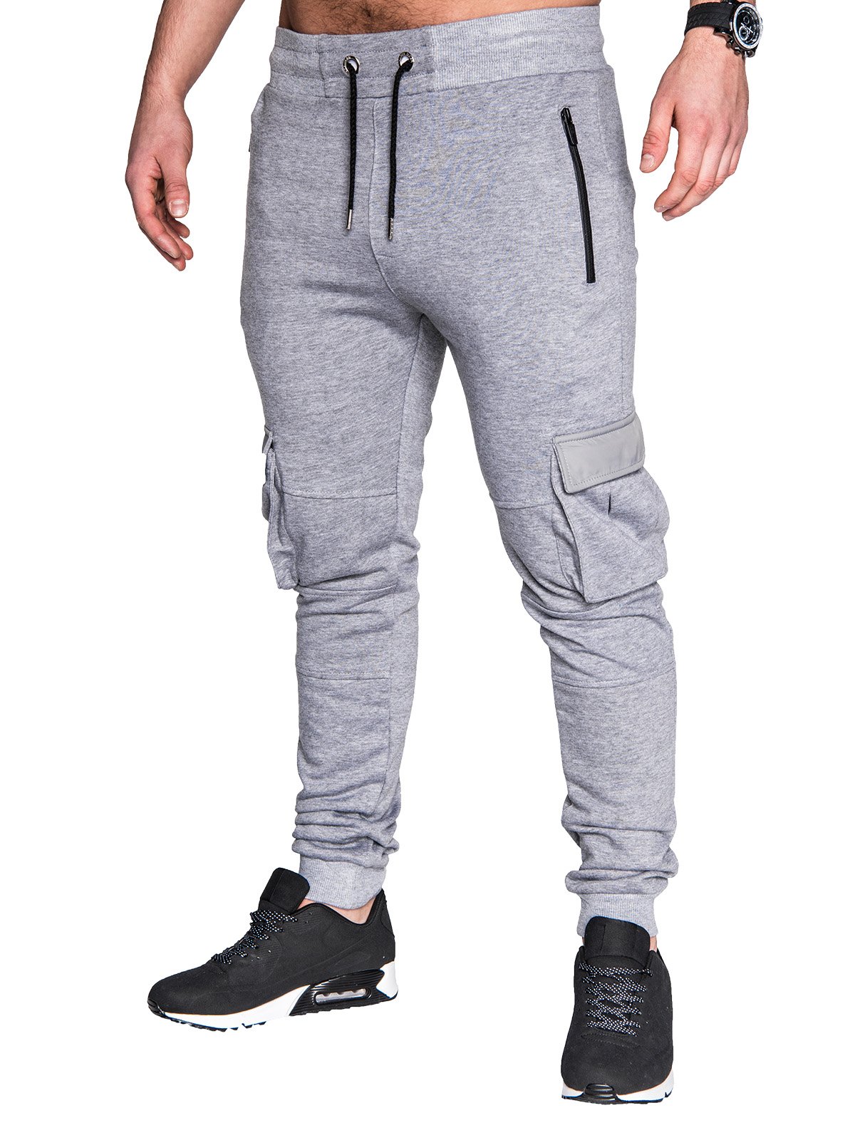 Men's sweatpants P429 - grey | MODONE wholesale - Clothing For Men