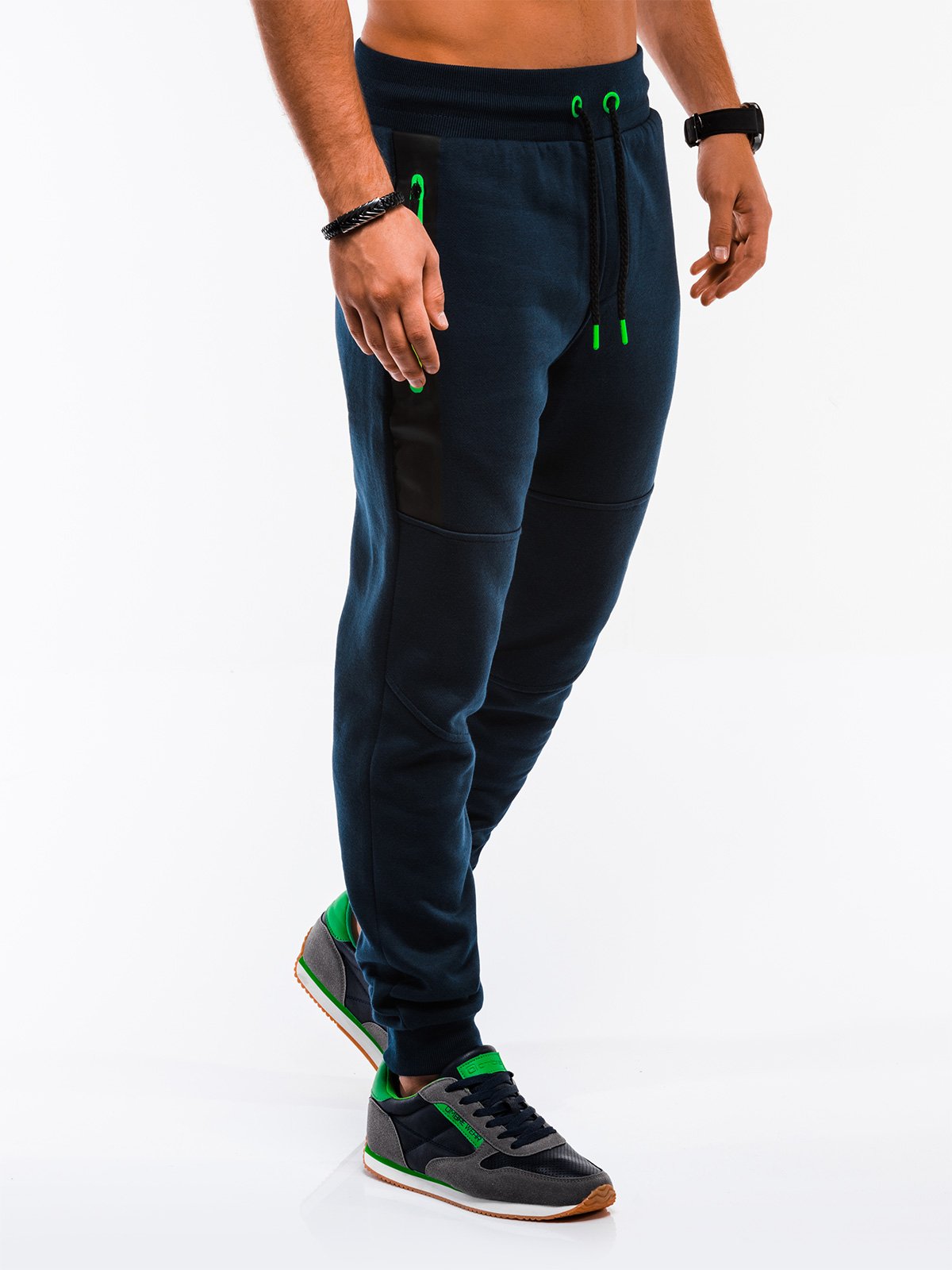 Men's sweatpants P657 - navy | MODONE wholesale - Clothing For Men