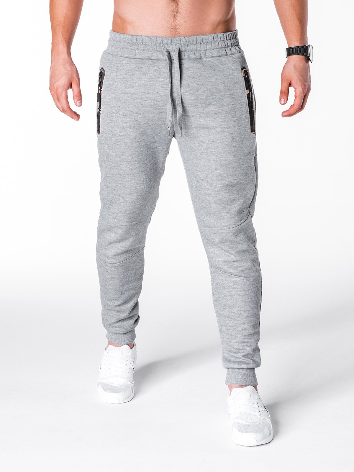 Men's sweatpants P692 - grey | MODONE wholesale - Clothing For Men