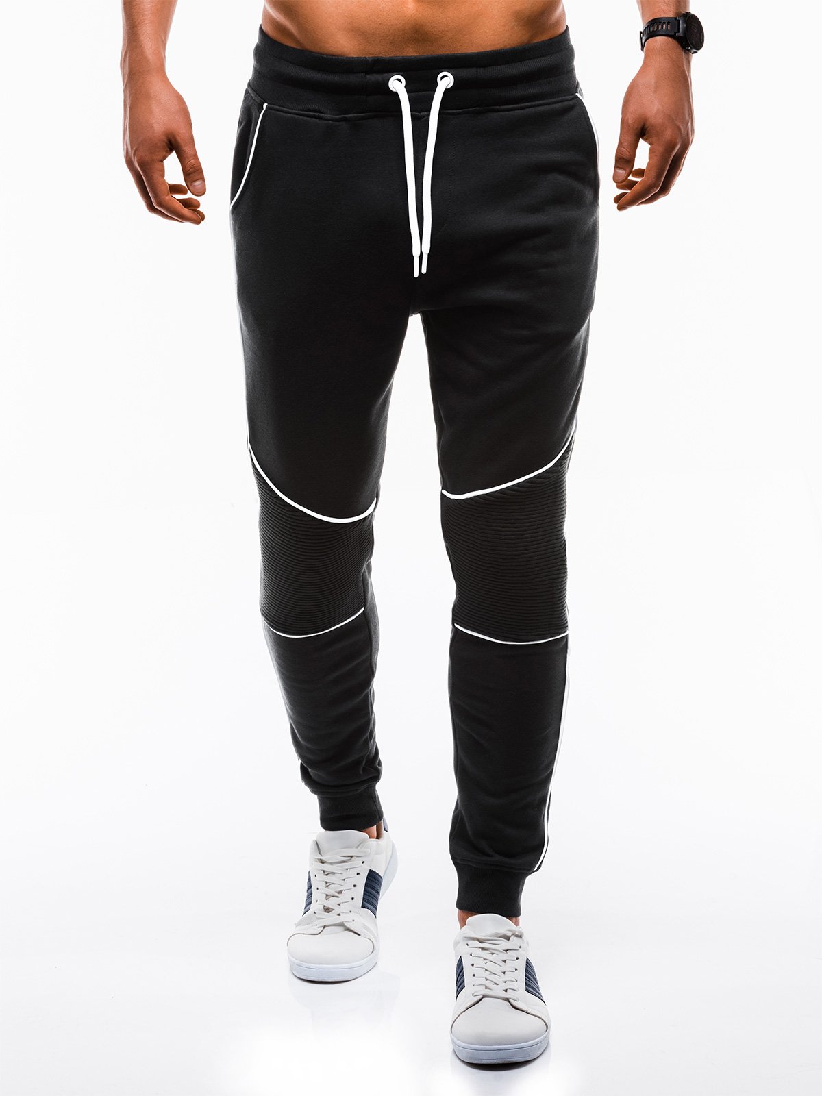 Men's sweatpants P736 - black | MODONE wholesale - Clothing For Men