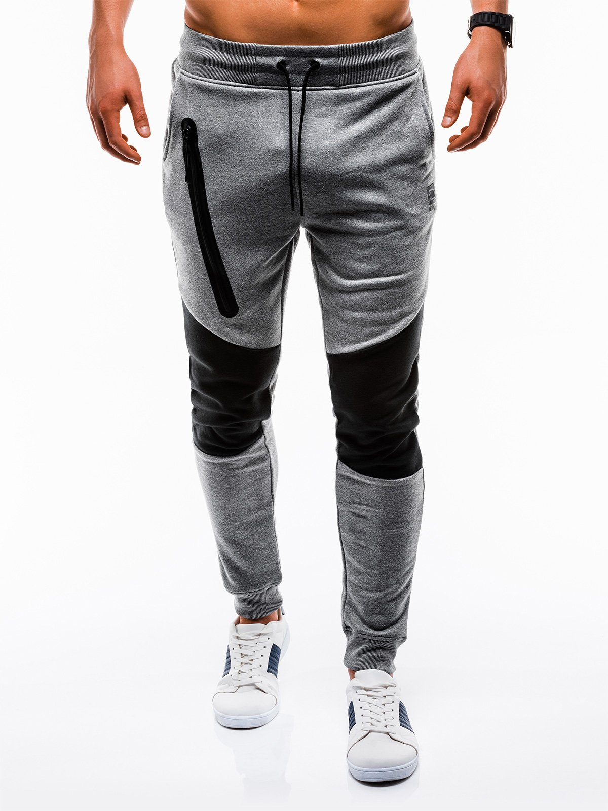 Men's sweatpants P738 - dark grey | MODONE wholesale - Clothing For Men