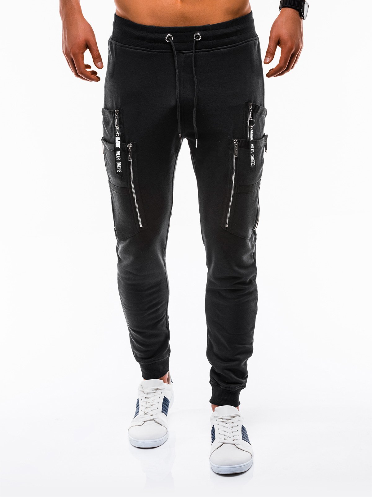 Men's sweatpants P739 - black | MODONE wholesale - Clothing For Men